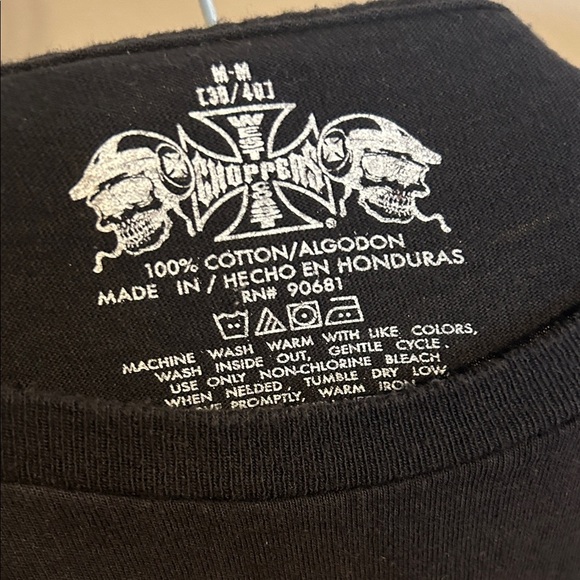 West Coast Choppers Black Graphic Tee - Picture 2 of 7